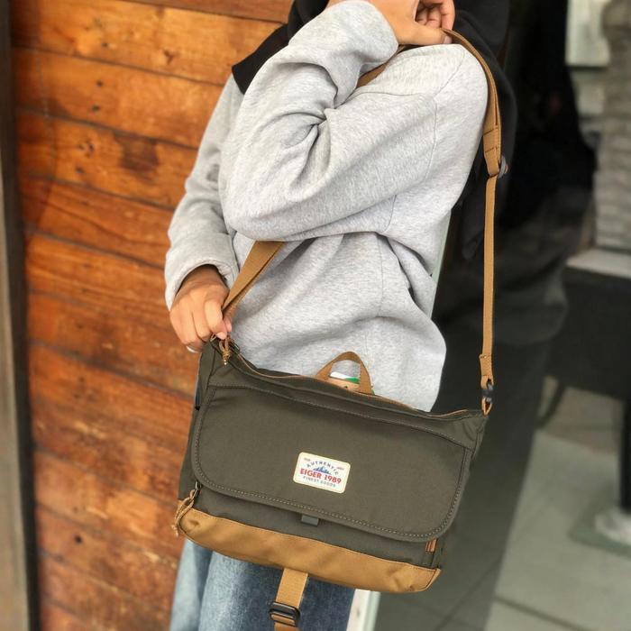 New EIGER ROADTRIP 2.0 SHOULDER BAG Tas Selempang Pria Original Hitam