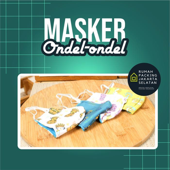 Masker Anak / Masker Ondel - Ondel Anak / Masker Ondel - Ondel