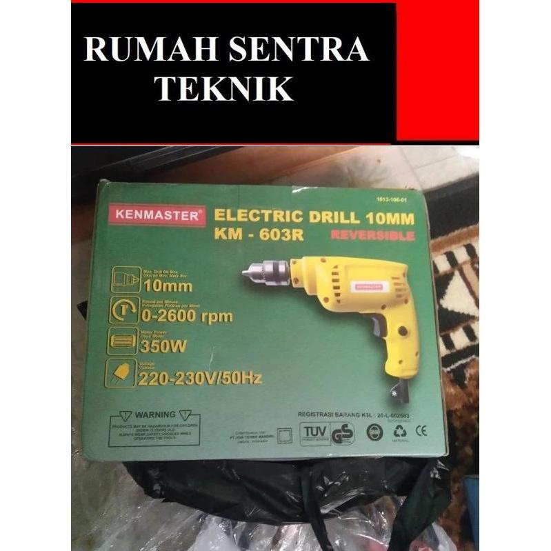 Mesin Bor Listrik Kenmaster Bor Tangan Bolak Balik Original