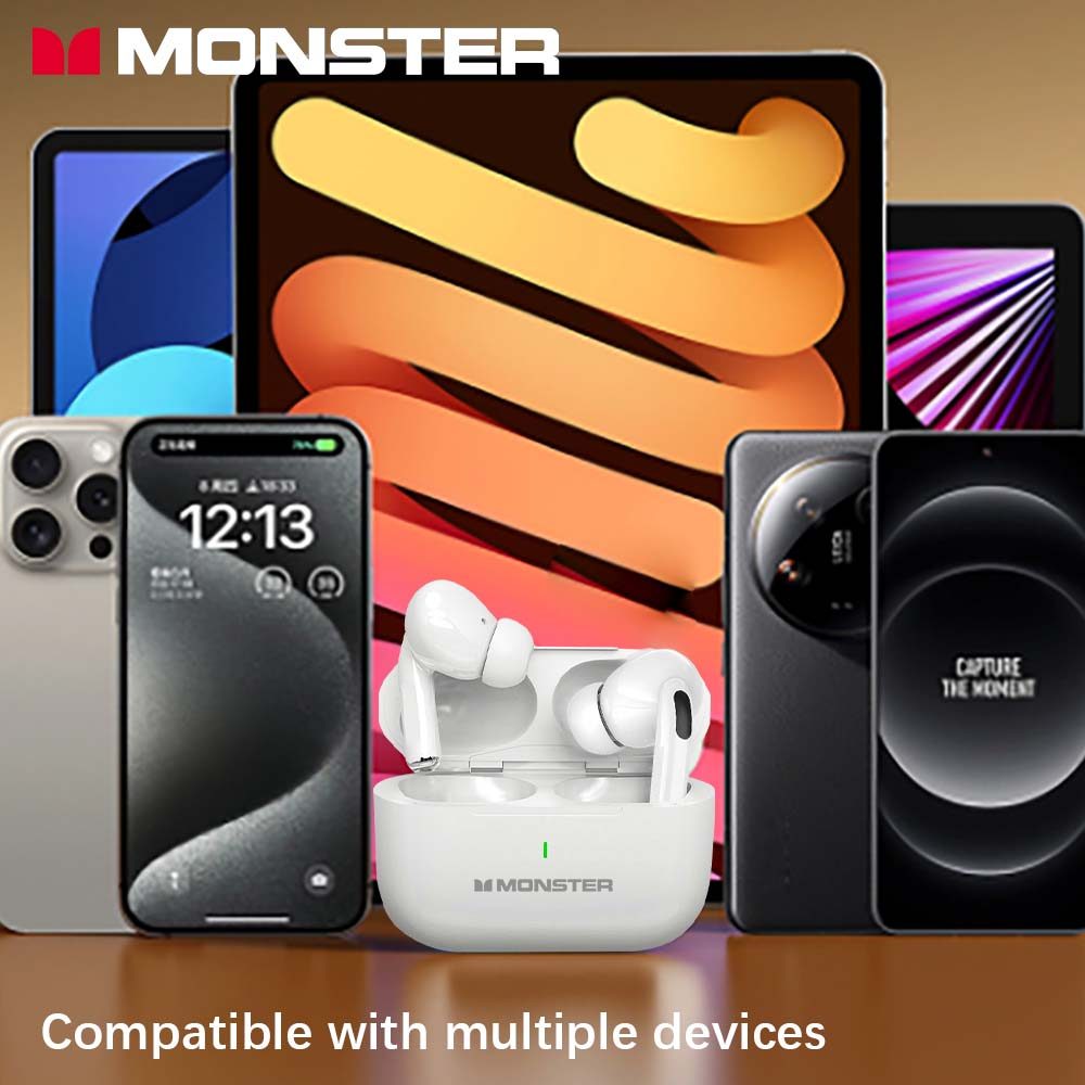 Original MONSTER HD Stereo Bluetooth Hardphones In Ear Earbuds Waterproof Headphones TWS Bluetooth