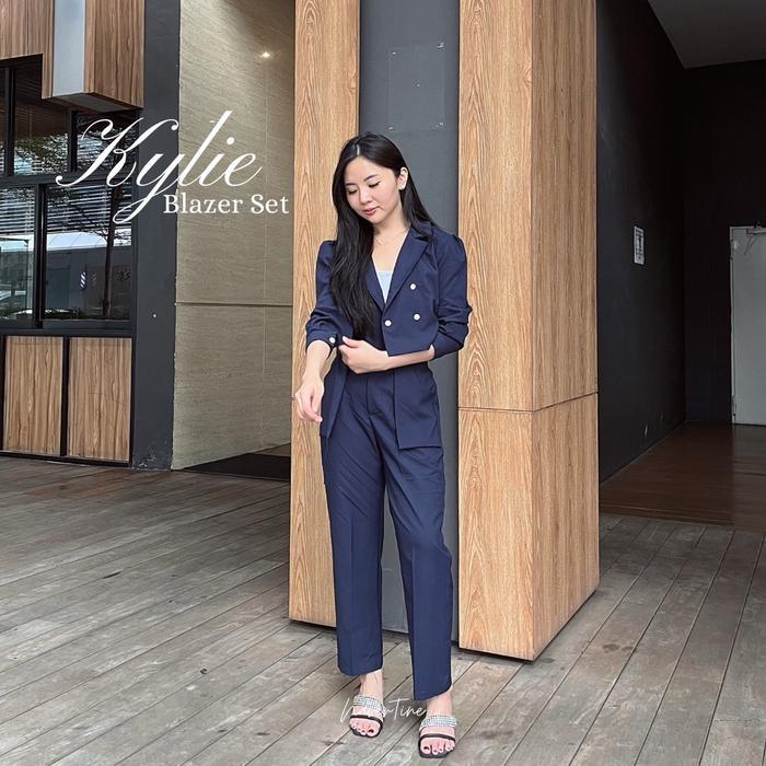 Kylie blazer set - Kulot wanita - Blazer wanita - Setelan wanita