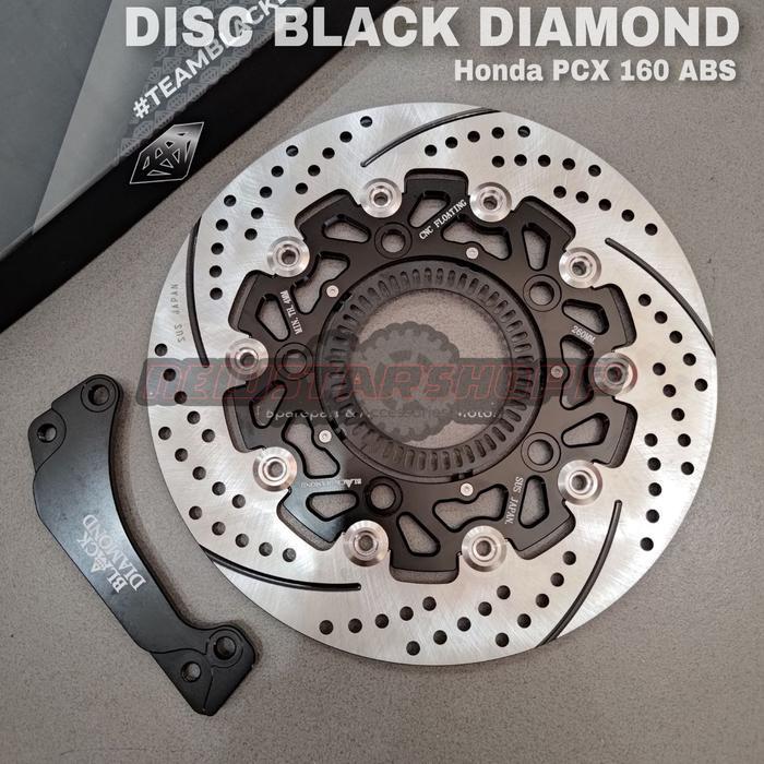 Discbrake Disc / Piringan Floating Black Diamond 260Mm Pcx 160 Abs / Cbs Sensor Lebar 260 Mm