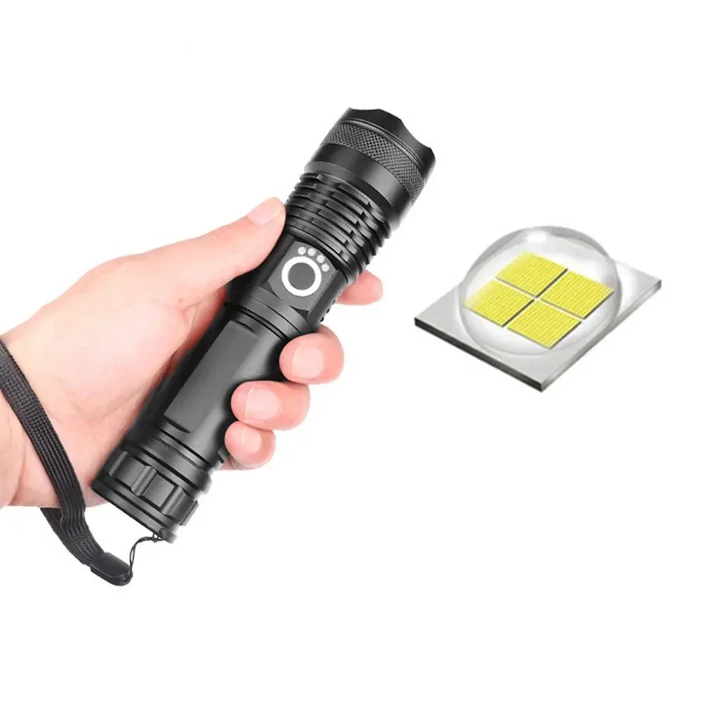 USB Powerful xhp70.2 Flashlight Torch Super Bright Rechargeable Zoom LED Tactical Torch xhp70 18650