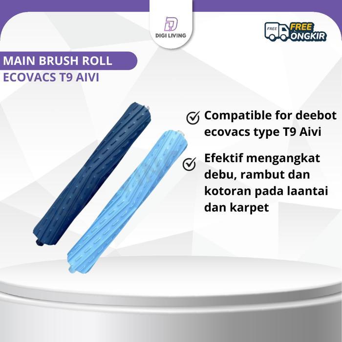 TERLARIS Main Brush/Roll Brush Ecovacs Deebot T9 AIVI SALE