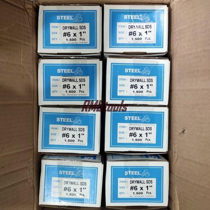 "New" Sekrup Drywall SDS 6 x 1 / Sekrup Gypsum SDS #6 x 1 Panjang 2.5cm