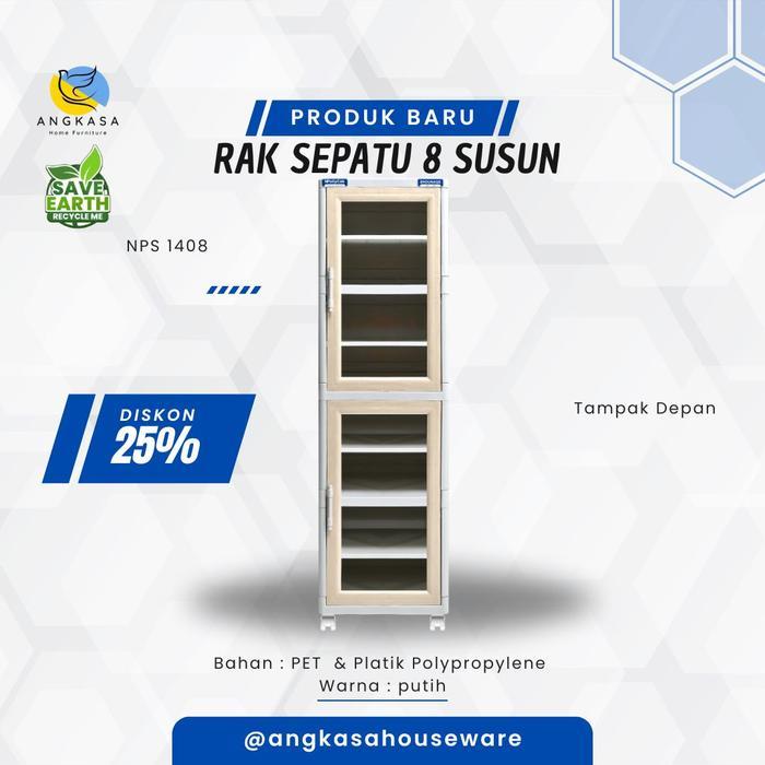 RAK SEPATU 8 SUSUN - Rak sepatu lipat / Rak sepatu multifungsi / Rak sepatu lipat / Tempat
