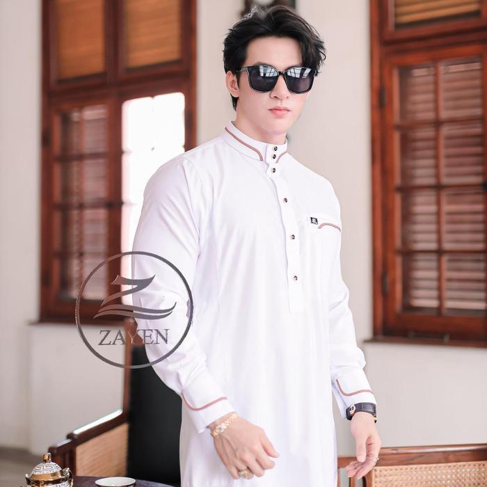 Jubah Slimfit pria gamis Jubah pria Slimfit Gamis Jubah Pria Muslim jubah zayen gamis pria busana