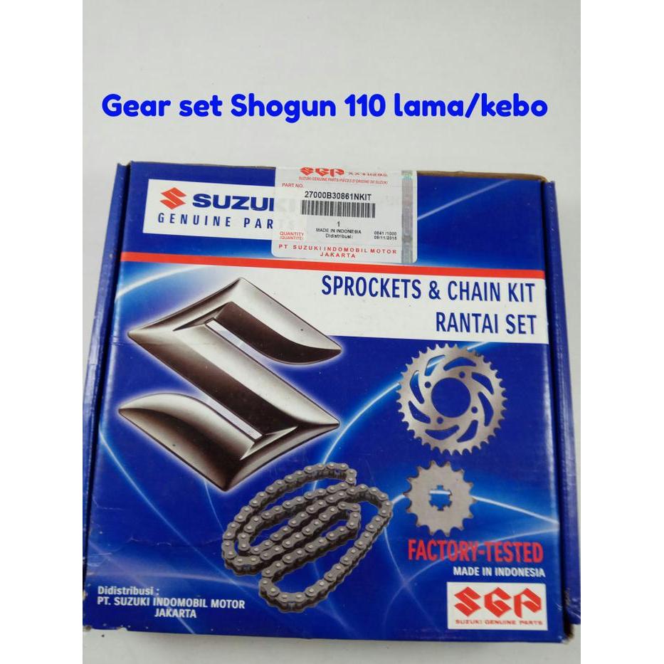Gear Set Shogun 110 Lama/Kebo