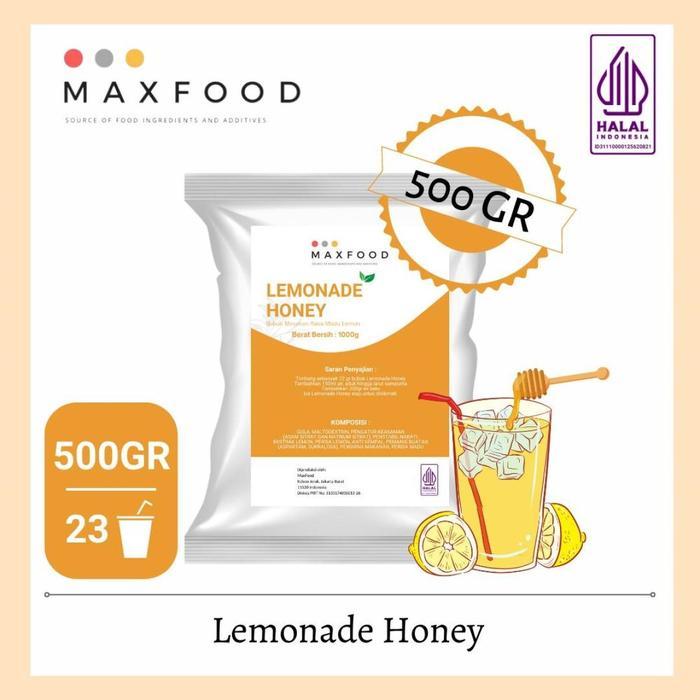 MAXFOOD - Lemonade Honey Powder Drink / Bubuk Minuman Serbuk Rasa Lemonade Madu