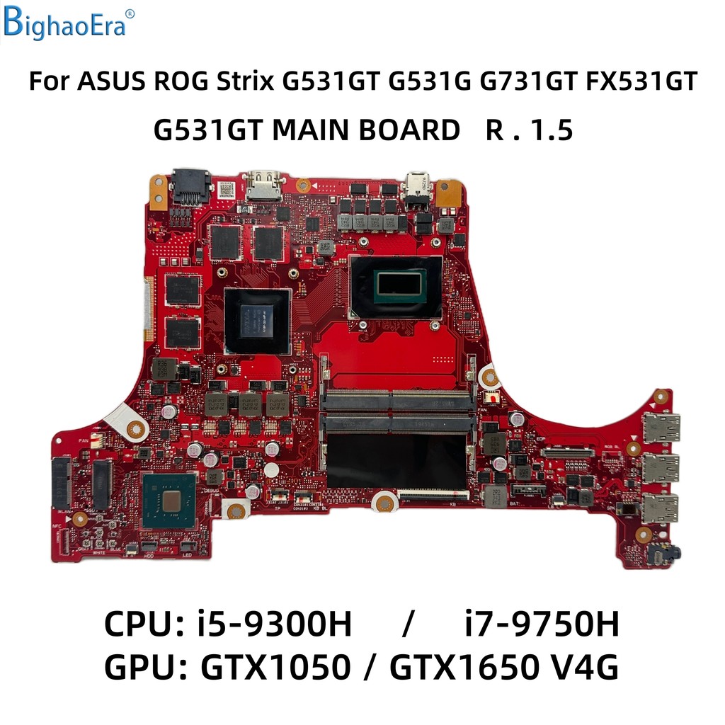 For ASUS ROG Strix G531G G531GT G731GT G531GD FX531GT Laptop Motherboard With i5-9300H i7-9750H CPU