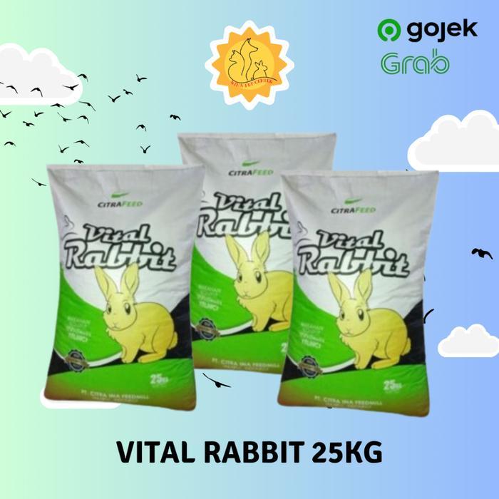 Gojek Citra Feed Citrafeed Vital Rabbit 25Kg Pakan Pelet Kelinci 25 Kg