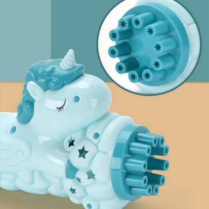 [IM] 10 MAINAN BUBBLE GUN UNICORN / MAINAN TEMBAK BUSA GELEMBUNG MODEL KUDA UNICORN / UNICORN BUBBLE
