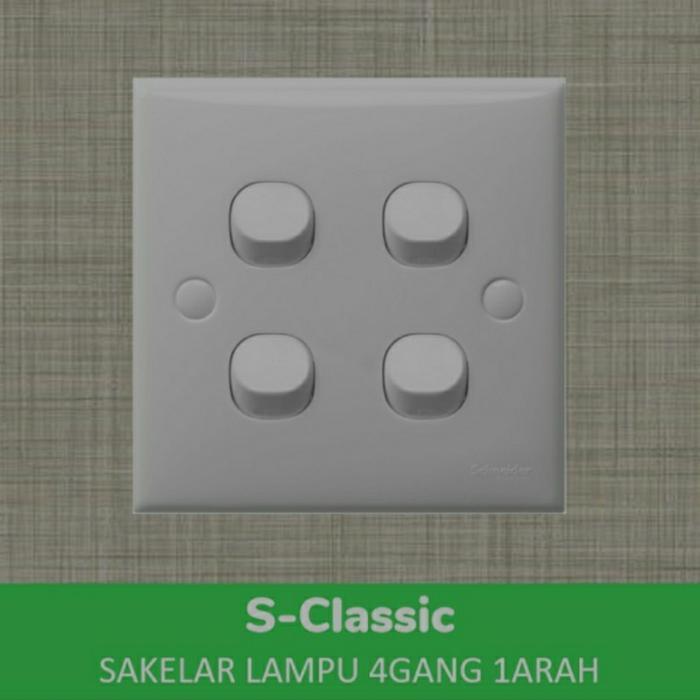 SCHNEIDER SAKLAR 4 GANG E34