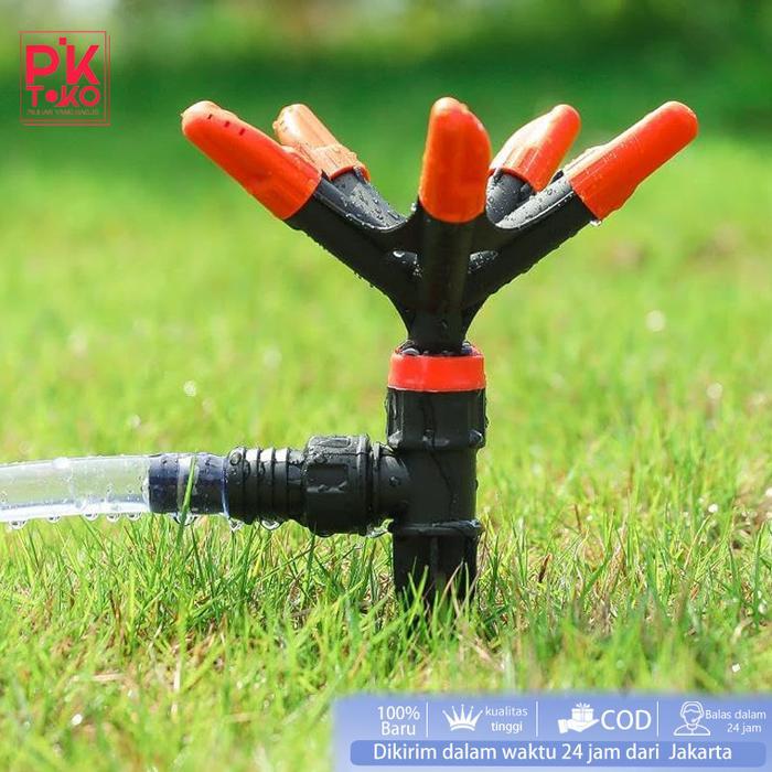 Penyiram Tanaman Otomatis Alat Penyiram Tanaman Otomatis Taman Rotasi 360 Sprinkler Splinker