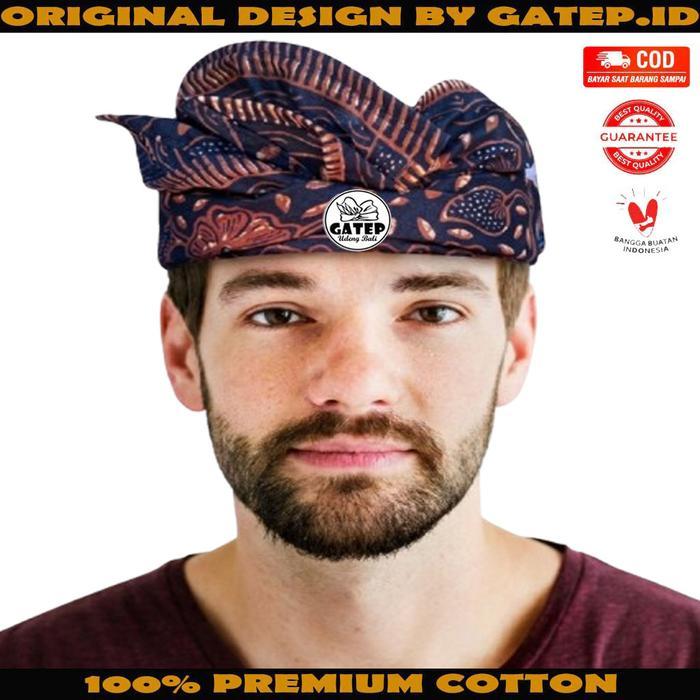 SIAPKIRIM Udeng Batik Bali Setengah Jadi / Ikat Kepala Bali / Topi Bali READY STOCK
