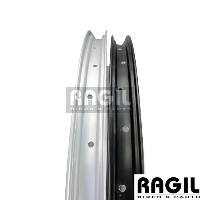 VELG SEPEDA 24 ARAYA VP 21 VP-21 SILVER HITAM ALLOY 36H LUBANG 36 HOLE RIMS RIM SINGLE WALL MTB NI