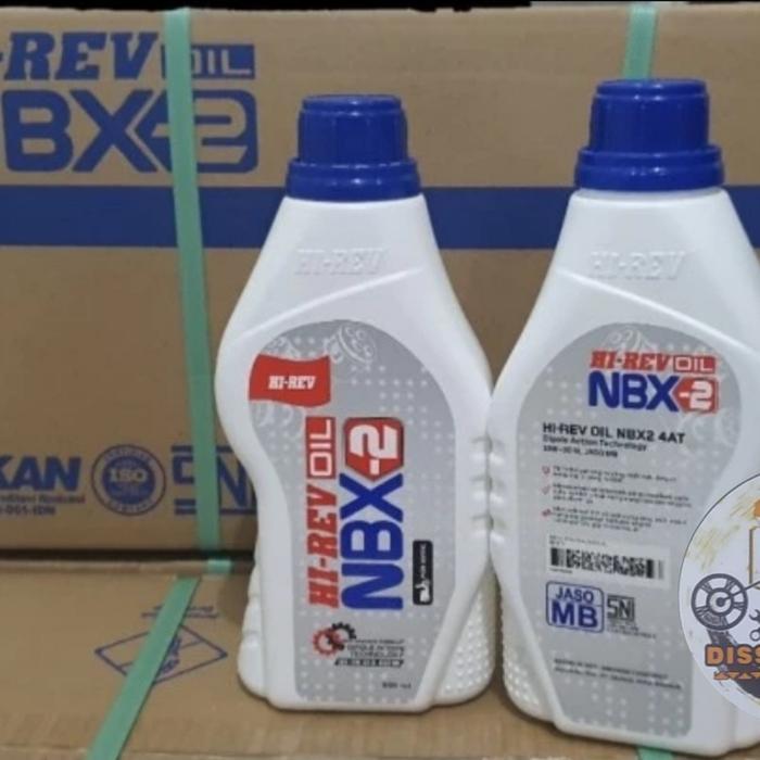 SPESIAL SALE Oli Mesin Hi-Rev NBX2 10W30 0,8liter Oli Mesin Motor Matic