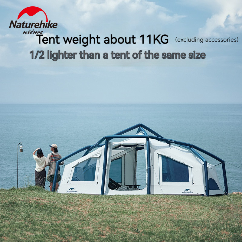 Naturehike Air 12.0 Inflatable Tent Outdoor Lightweight Large Space Waterproof Travel Beach Tent