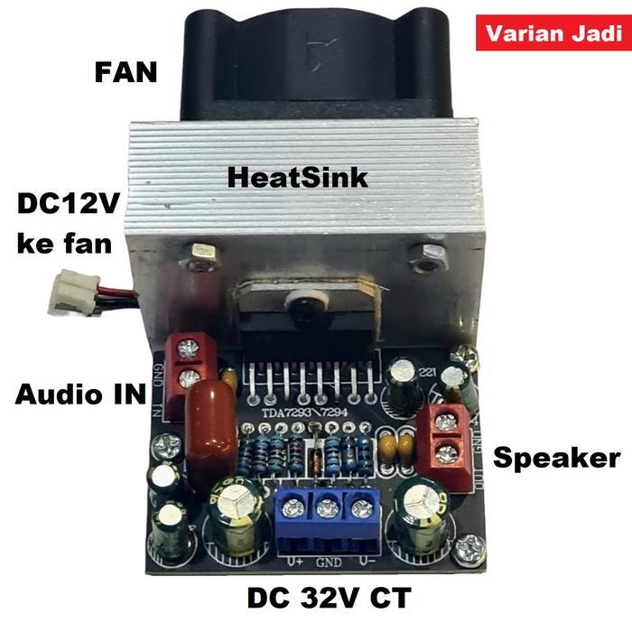 Modul Hifi Power Amplifier 100W Mono Tda7294 Subwoofer Speaker Aktif Terbaik