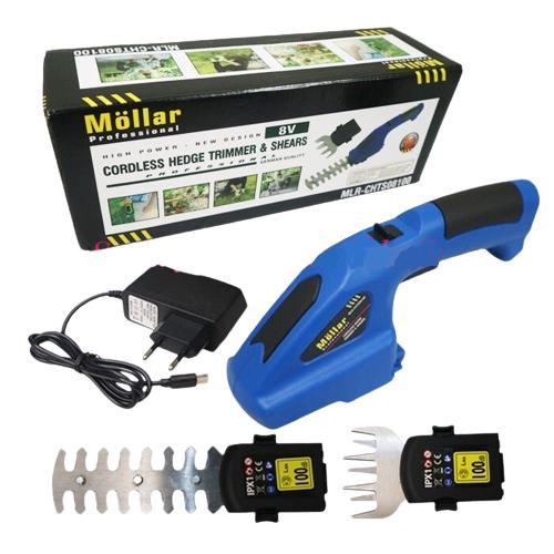 BERMUTU MOLLAR CHTS08100 Cordless Hedge Trimmer Mesin Potong Rumput