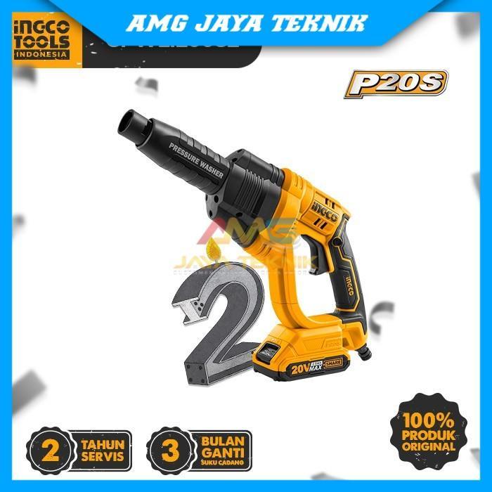 Pompa Cuci Steam AC P20S Cordless Jet Cleaner (25Bar) INGCO Original