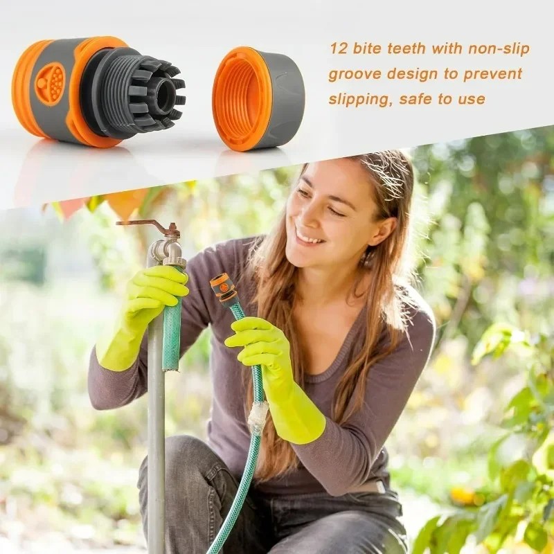 Garden Water Pipe Connector Hose Quick Connector Faucet Extender Hose Connection Joint Watering Pipe