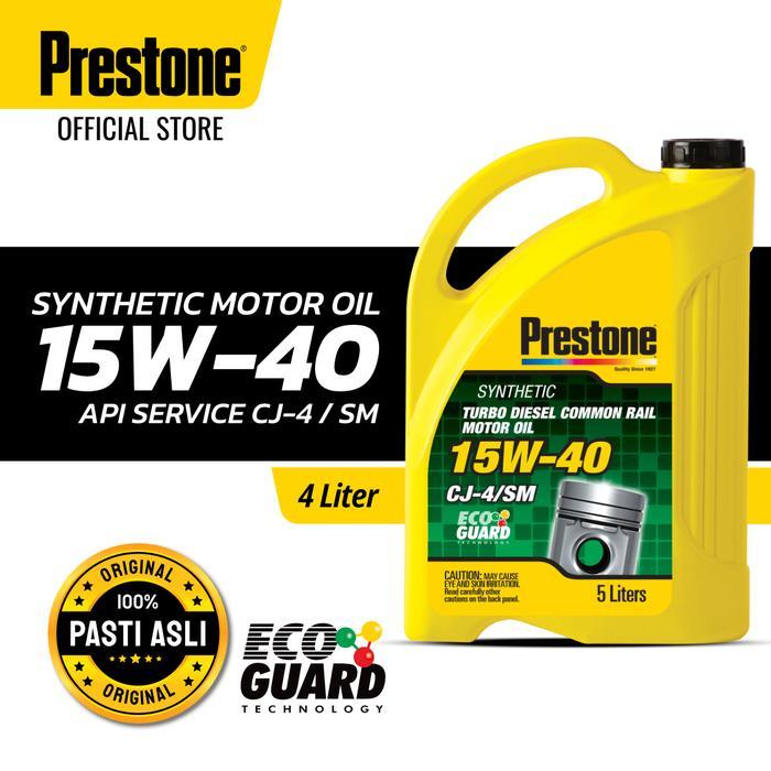 Prestone Synthetic Diesel Motor Oil 15W-40 5L Oli Mesin Diesel
