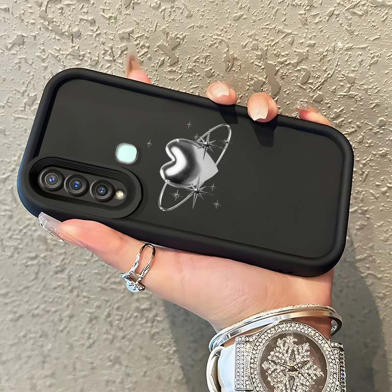 Casing Hp VIVO Y19 VIVO Y5s Case Cincin Bintang hati Kasing silikon Cesing murah Kesing Softcase