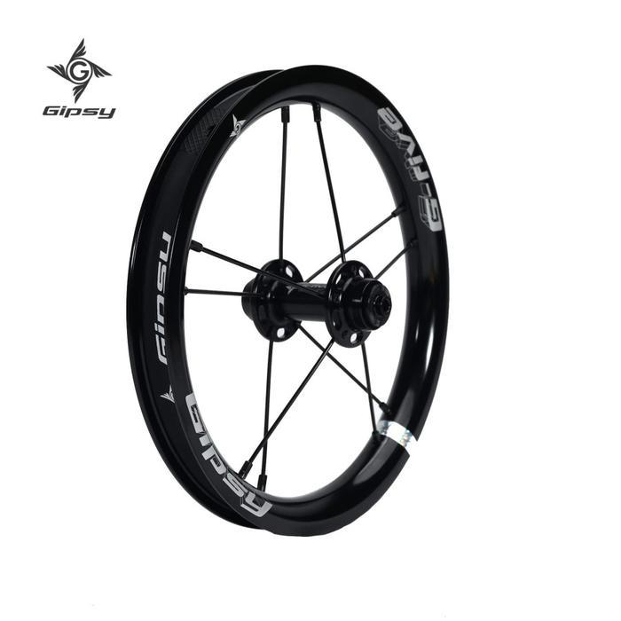 GIPSY G-FIVE Push Balance Bike 12" Wheel Set - Sepeda Anak - BLACK