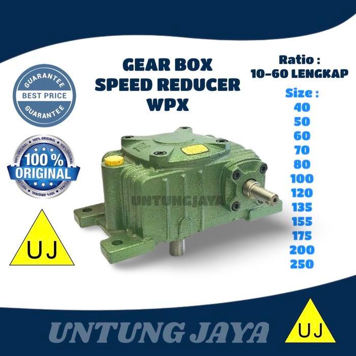 GEAR BOX SPEED REDUCER WPX 100 RATIO 10 - 60 // GEARBOX WPX 100 // GIRBOK WPX 100 // JUAL GEARBOX
