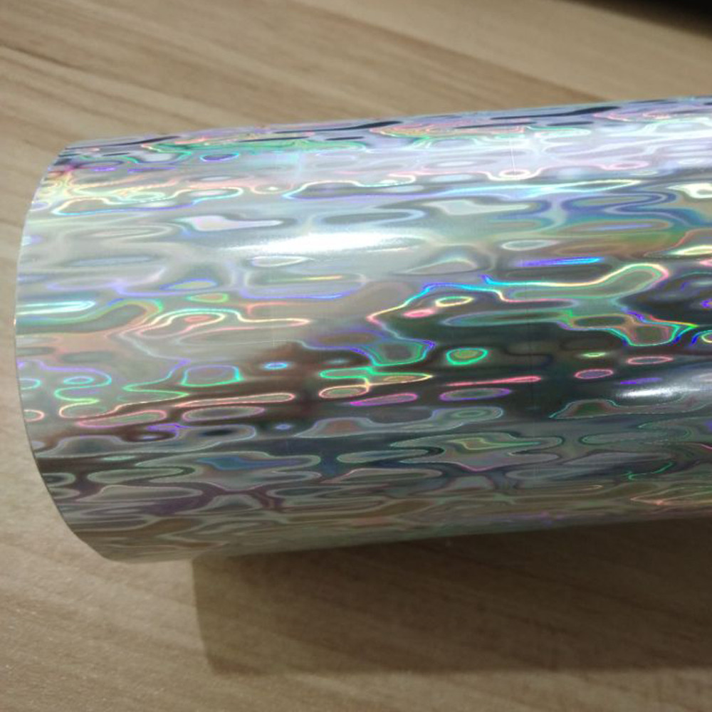 8cm*6m / 30cm*6m Hot Stamping Holographic Foil For Fishing Lure DIY Fishing Skin Material Laser Foil
