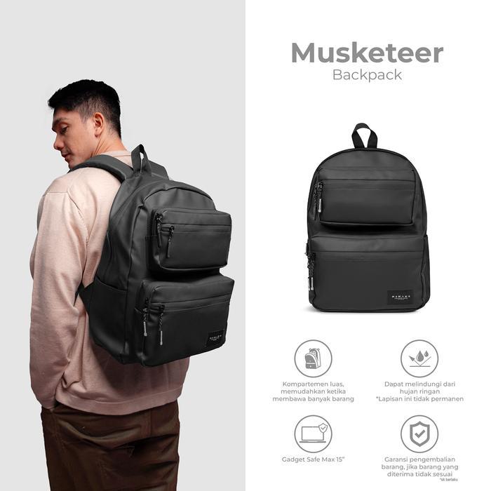 Mr Mads - Musketeer Backpack Pria - Tas Ransel Pria Wanita Tas Punggung Pria Outdoor Kapasitas Besar