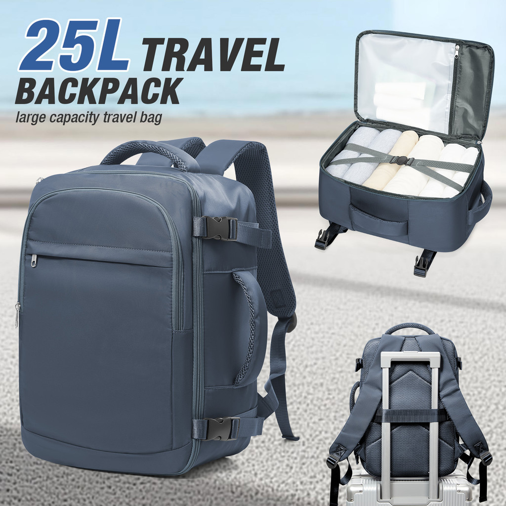 Tas Ransel Kabin Pesawat 40x20x25 cm, Tas Bawah Kursi Pesawat, Ransel Outdoor Tas Kabin, Tas Pria Ta