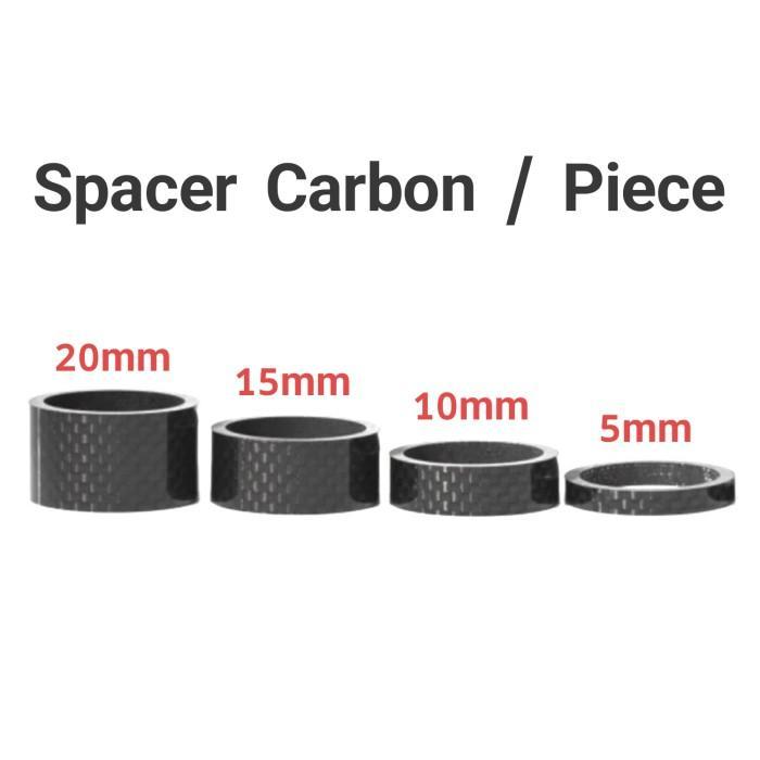 Ring Spacer Carbon Glossy Matte Doff Fork Headset Stem 28.6 Os 31.5 Rockbros Pro 3K Ogevkin 3Mm 5Mm