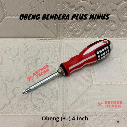 "New" Obeng Bolak Balik Amerika 4 inch 6 inch / Obeng 2 Way USA 4 inch 6 inch