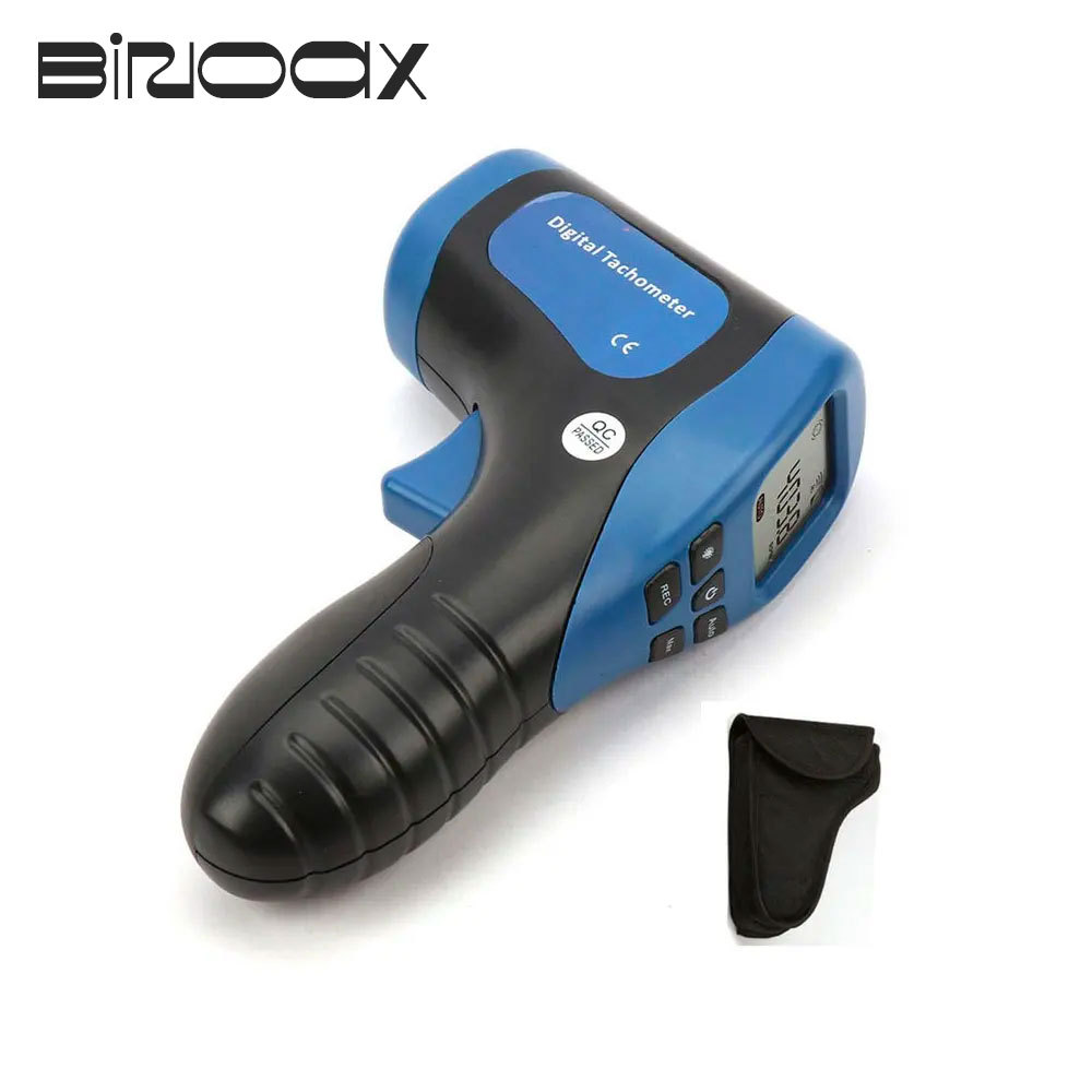 TL-900 Laser Digital Tachometer Non-Contact Measuring Range:2.5-99999RPM with Bag