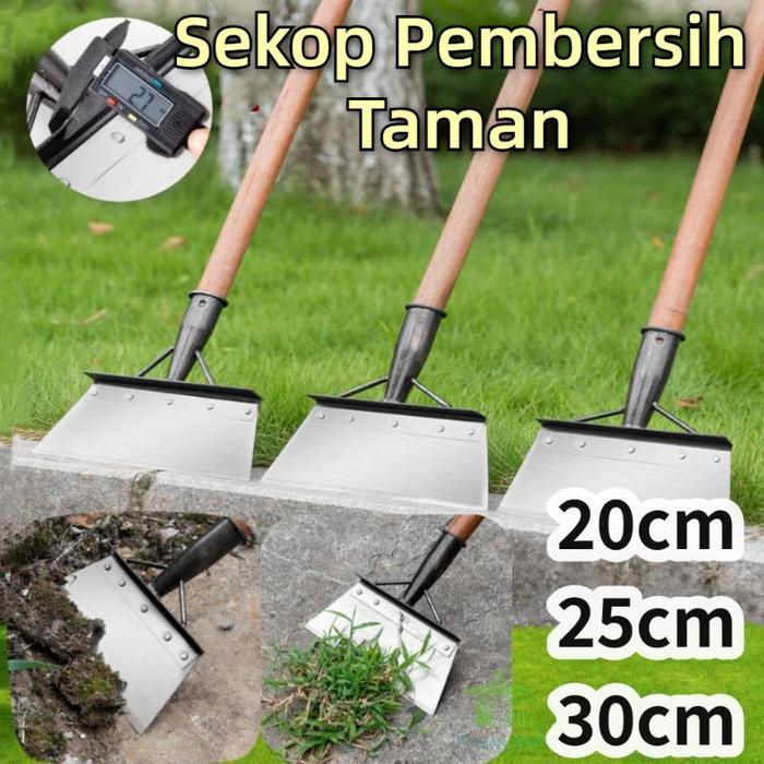 SEKOP TANAH PENYIANGAN SEKOP PEMBERSIH PERTANIAN SEKOP KOTORAN SAPI BAJA MANGAN SEKOP TANAH