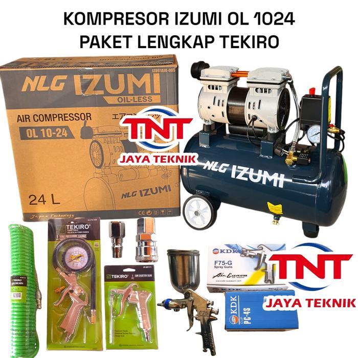 IZUMI MAX OM 1024 MESIN KOMPRESOR ANGIN OILLESS 1HP IZUMI MAX OM1024 / COMPRESOR ANGIN IZUMI MAX OM