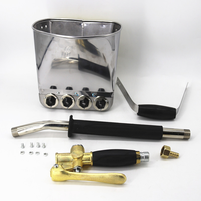 Hopper Gun Air Stucco Spray Gun Mortar Sprayer Plaster Sprayer, Cement Sprayer Gun Wall Plastering