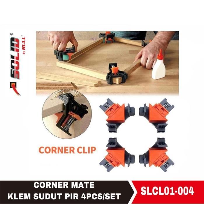 Klem sudut pir / corner mate clamp SOLID SLCL01-004
