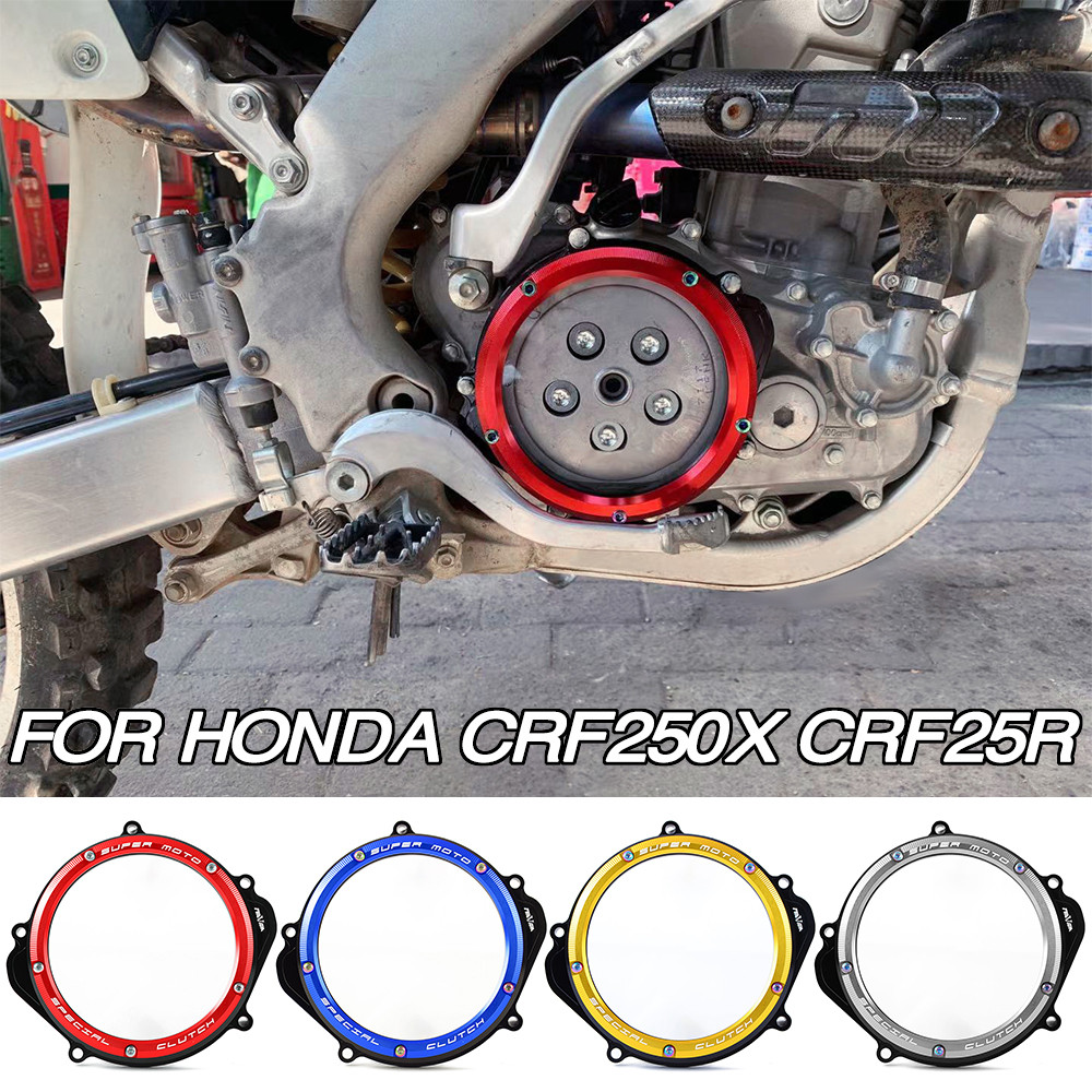 CRF 250X 250R MOTORCYCLE CLEAR CLUTCH COVER FOR HONDA CRF250X CRF250R CRF 250 X R 2004 2005 2006