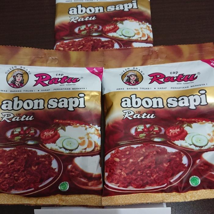 "New" Abon sapi cap ratu Original Asli abon ratu