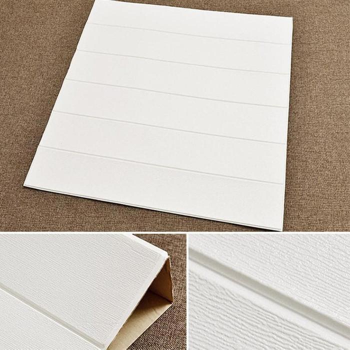 "New" Foam 3D KAYU LIST WOOD Panel SPONS Wallpaper sticker dinding
