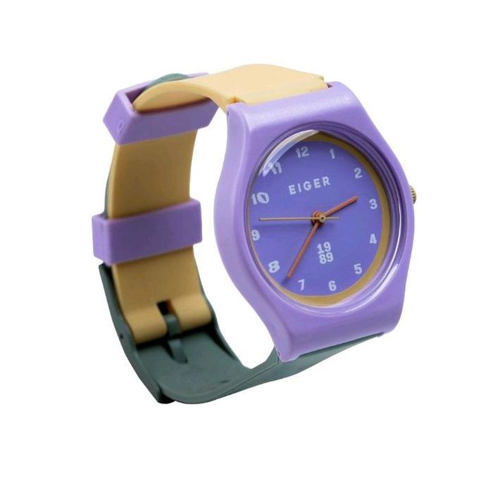 HOT SALE JAM TANGAN EIGER WOMEN GOLDA COLOR BLOCKING WATCH TERMURAH