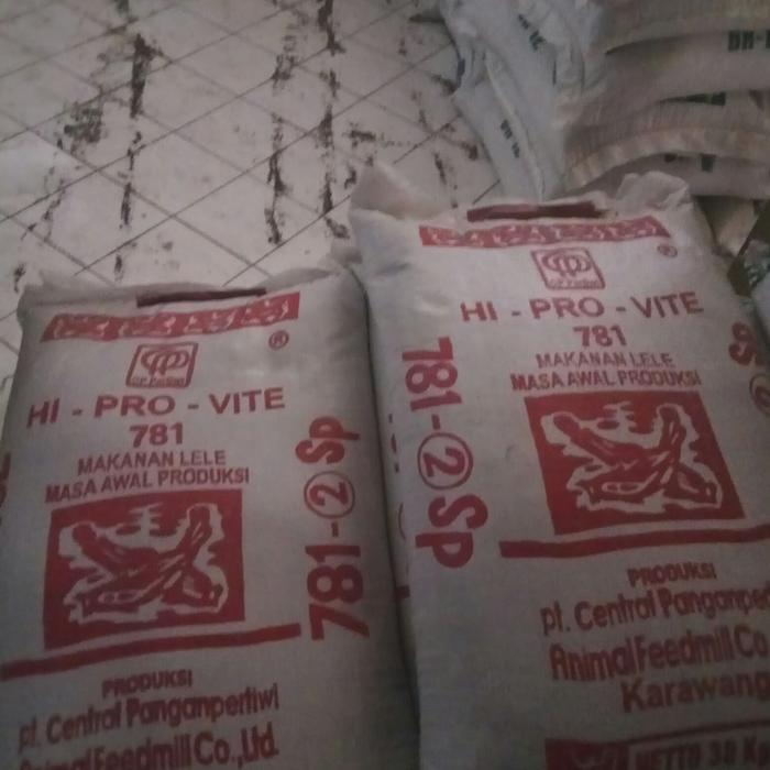TERLARIS HI-PRO-VITE 781-2sp pelet ikan benih bibit lele gurame nila patin 1kg gratis ongkir