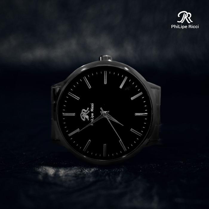 PhiLipe Ricci Jam Tangan Pria Besi Rantai Analog Original PR15 Free Box