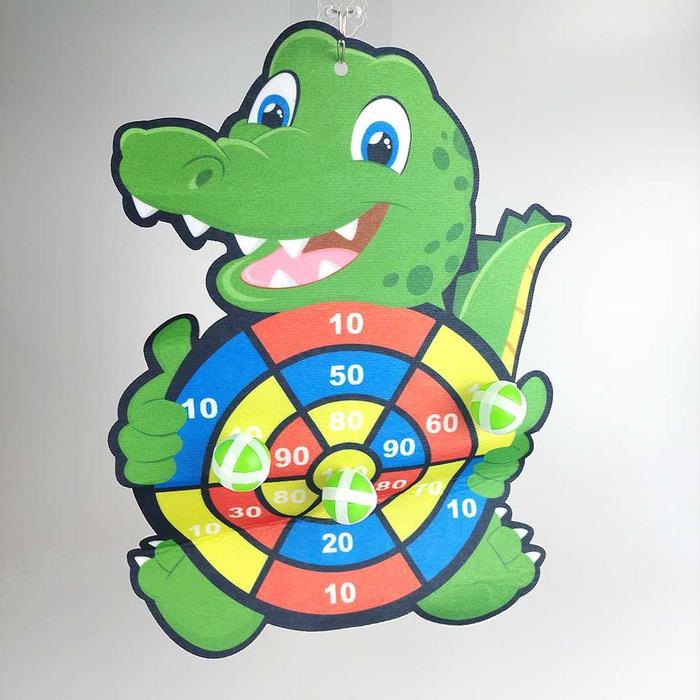 Ready Mainan Anak Anti Stres Lempar Bola Target Papan Dart Velcro Board Game