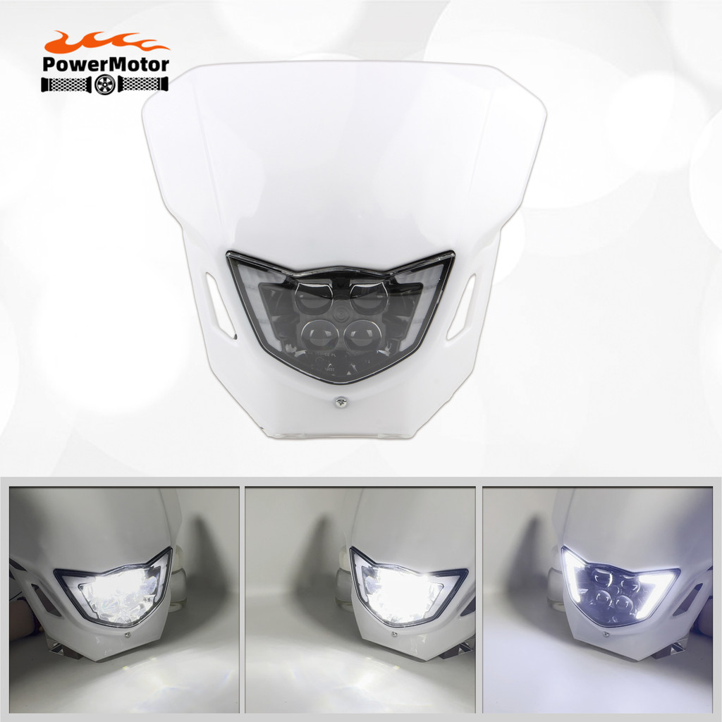Motorcycle Headlight Assembly LED Headlamp For Yamaha WR250F WR450F YZ250F YZ450F 2015-2019
