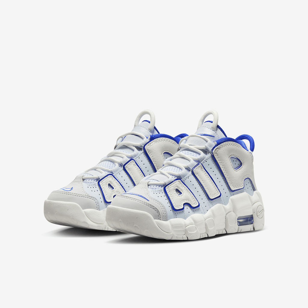 Nike genuine Air More Uptempo PS Kids' Cushioned Sports Shoes FN4858-100