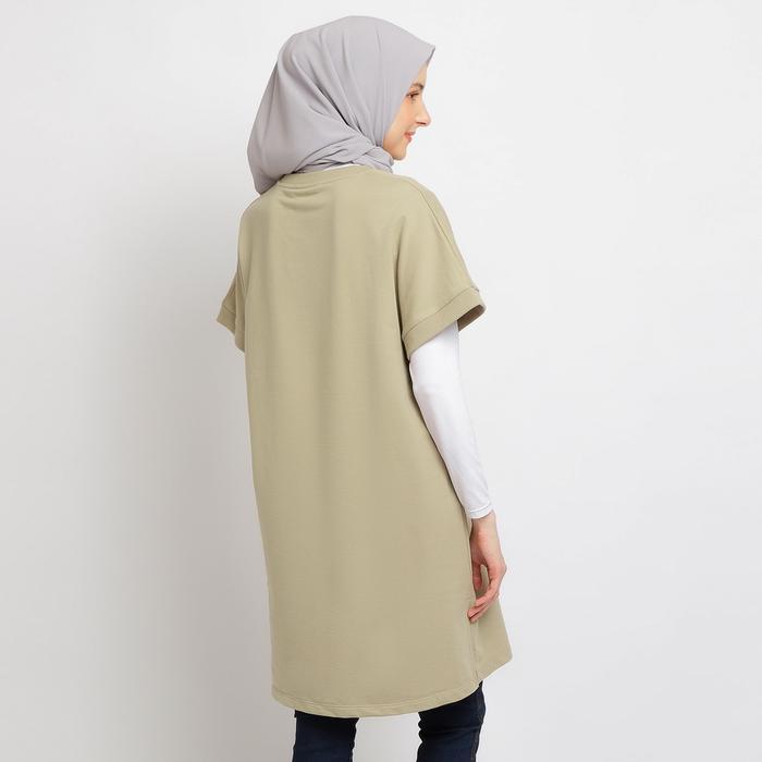 Flamoush Lizuka Khaki Outer Wanita